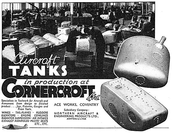 Cornercroft Aircraft Components, Toolwork  & Assemblies          