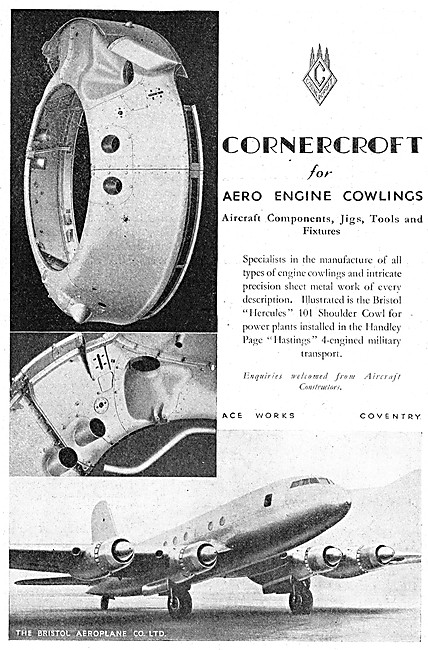 Cornercroft Aero Engine Cowlings                                 