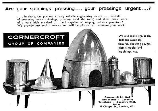 Cornercroft Precision Engineering, Fabrications & Assemblies     