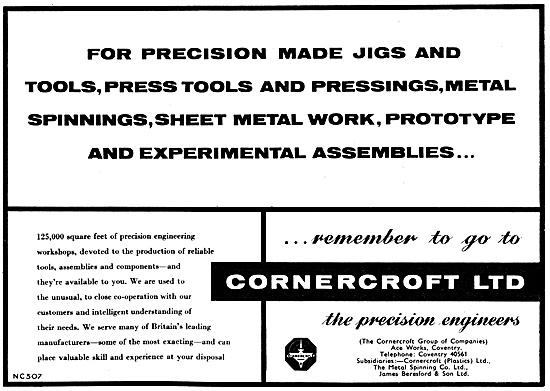 Cornercroft Aircraft Fabrications & Assemblies - Stainless Steel 