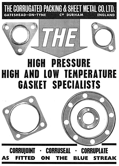 Corrugated Packing & Sheet Metal Co. Gaskets                     