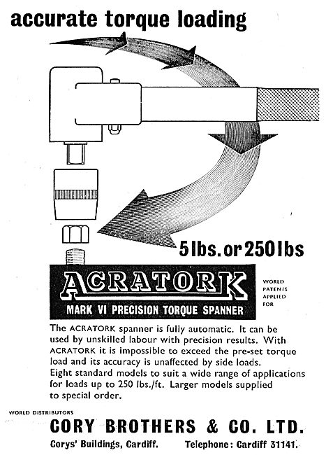 Cory Brothers Acratork Torque Wrenches & Spanners                