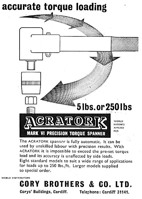 Cory Brothers Acratork Torque Wrenches                           