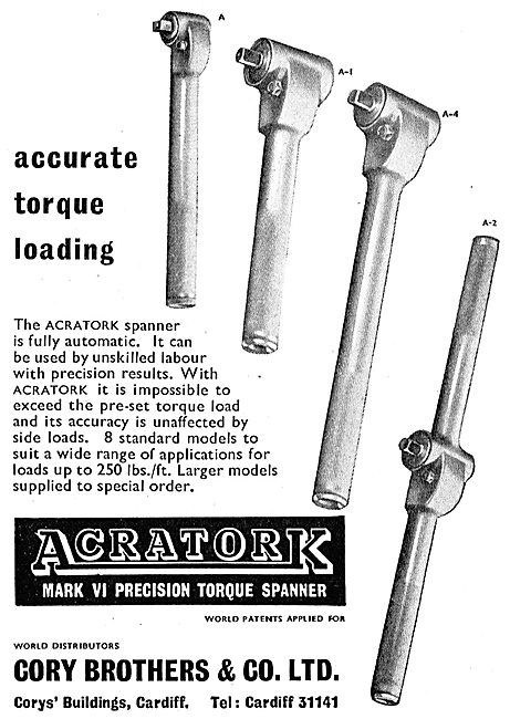 Cory Brothers Acratork Torque Wrenches                           