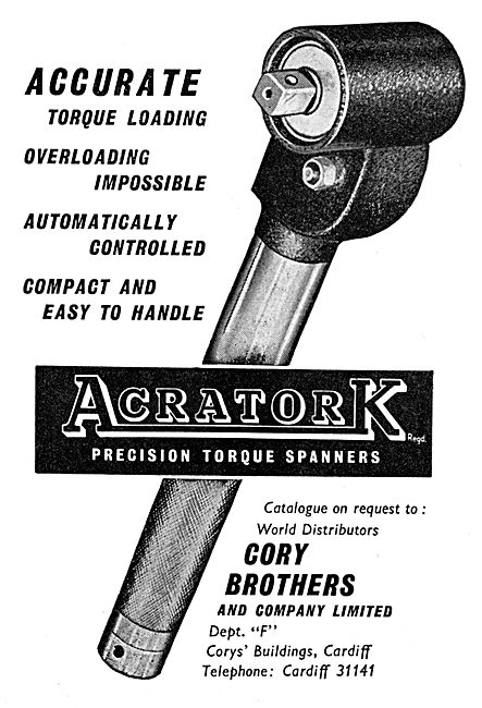 Cory Brothers Acratork Precision Torque Spanners                 