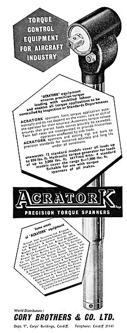 Cory Brothers Acratork Precision Torque Wrenches                 