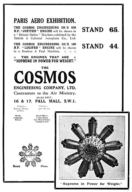 Cosmos Jupiter - Cosmos Lucifer Aero Engines                     