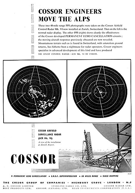 Cossor Airfield Surveillance Radar (ACR Mk VI) At Zurich         