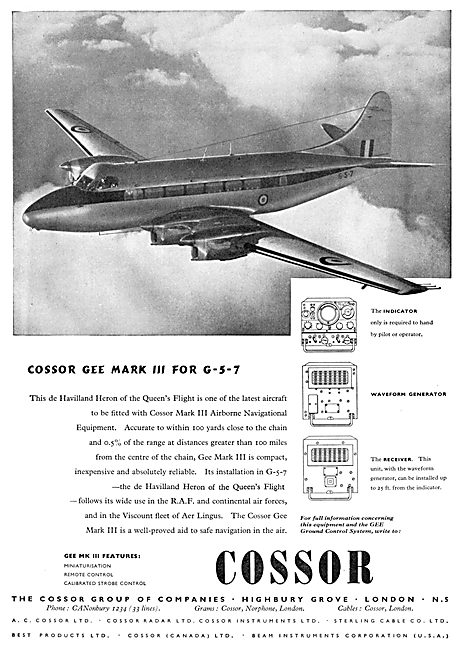 Cossor Gee Mark III For G-5-7                                    