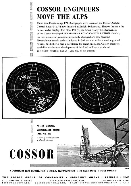 Cossor Airfield Surveillance Radar (Mk VI)                       