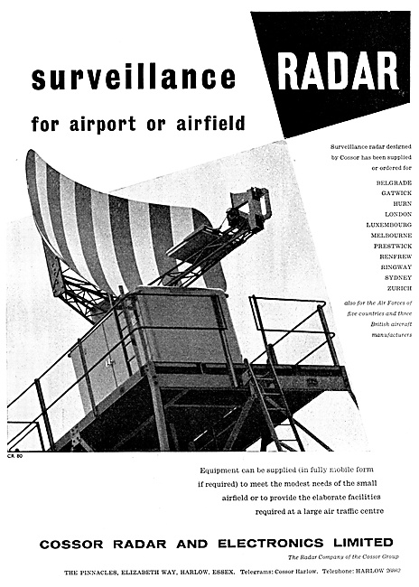 Cossor Surveillance Radar 1959                                   