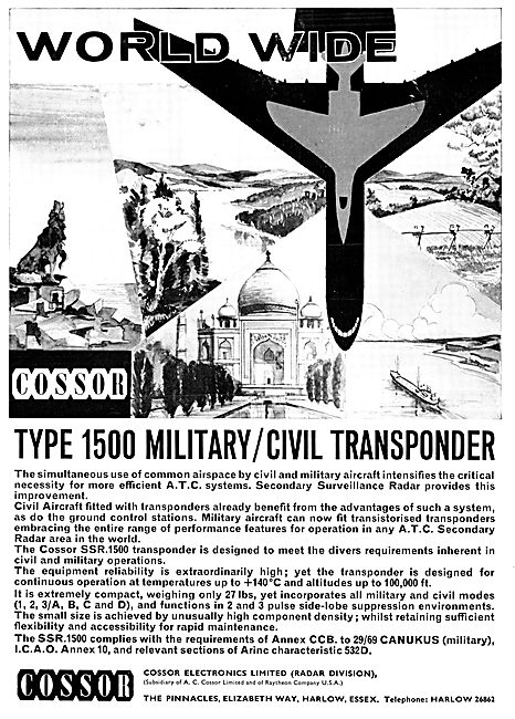 Cossor ATC Type 1500 Military/Civil Transponder                  