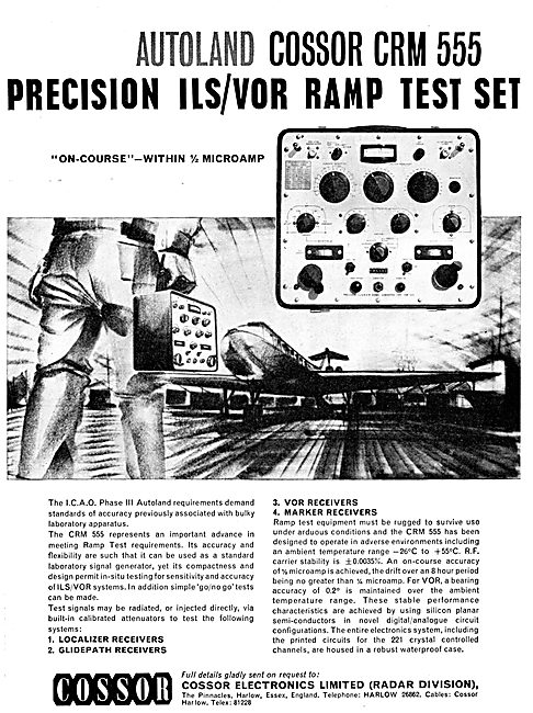 Cossor ILS/VOR Ramp Test Set                                     