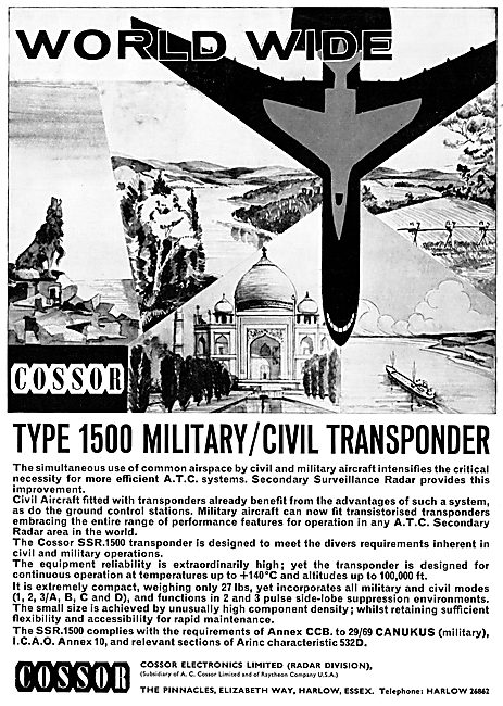 Cossor Type 1500 Military/Civil Transponder                      