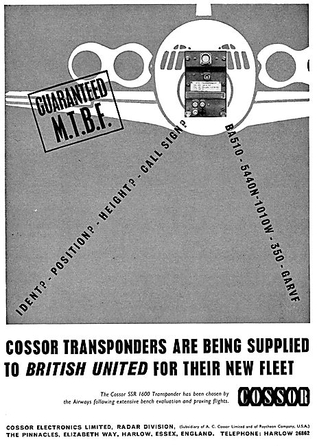 Cossor SSR 1600 Transponder 1965                                 
