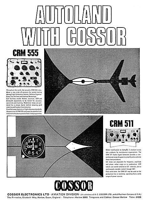 Cossor CRM 555 Test Unit  - CRM 511 Radio Altimeter              