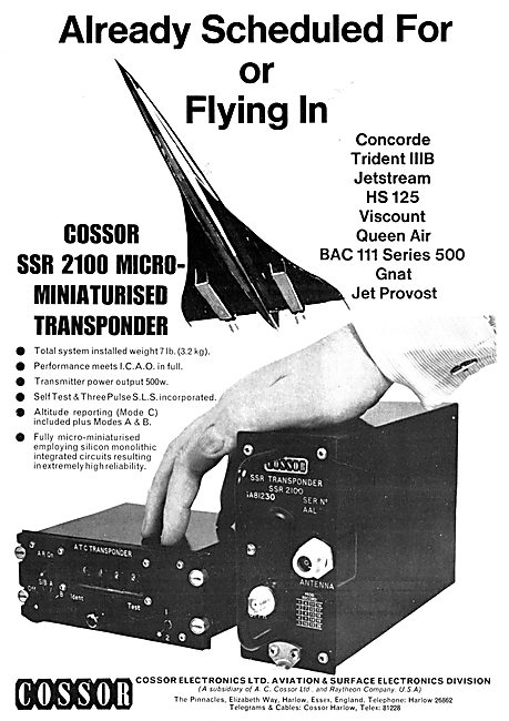 Cossor Avionics - SSR 2100 Transponder                           