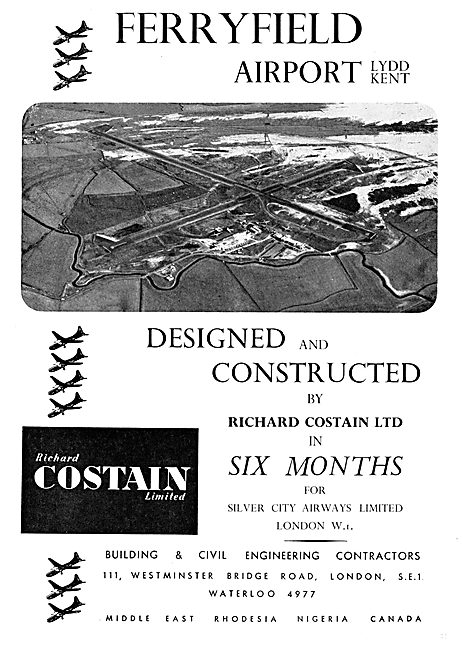 Costain Civil Engineering. Ferryfield Airport. Lydd              