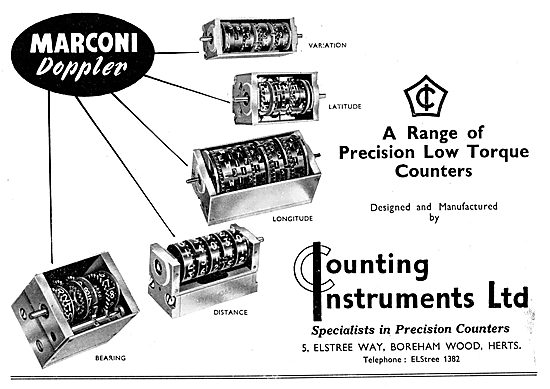 Counting Instruments Torque Counters For Decca Doppler           