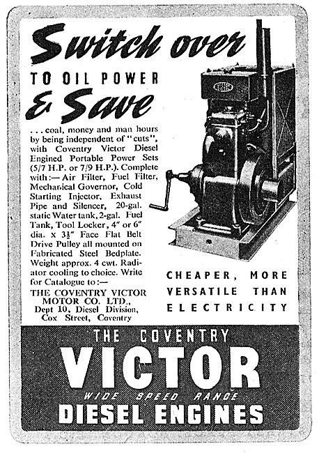Coventry Victor Oli Power Diesel Generator Set                   