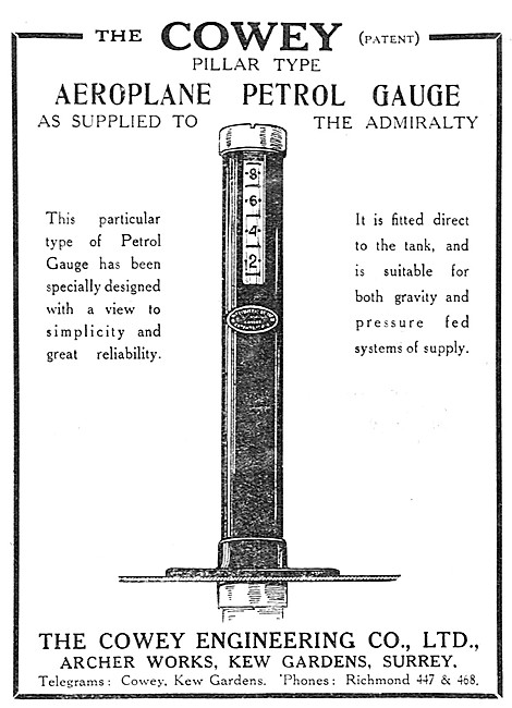 Cowey Engineering - Cowey Petrol Gauges                          