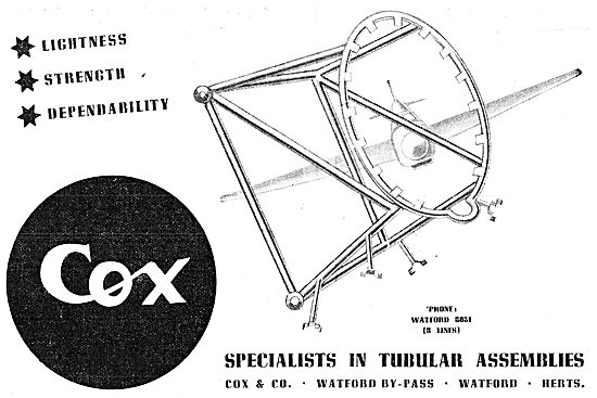 Cox & Co. Tubular Assemblies For Aircraft                        