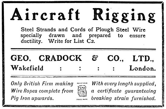 George Cradock - Wire Ropes : Aircraft Rigging                   