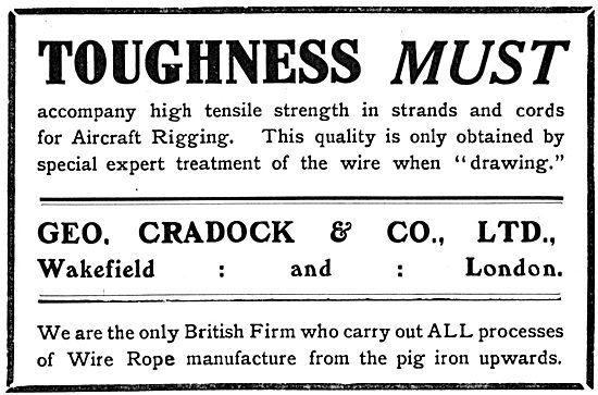 George Cradock - Wire Ropes : Aircraft Rigging                   