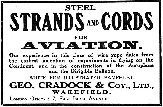 George Cradock  Steel Strands & Cords For Aviation               