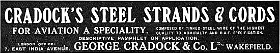 George Cradock Steel Strands For Aviation A Speciality           