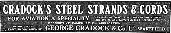 George Cradock Steel Strands For Aviation                        
