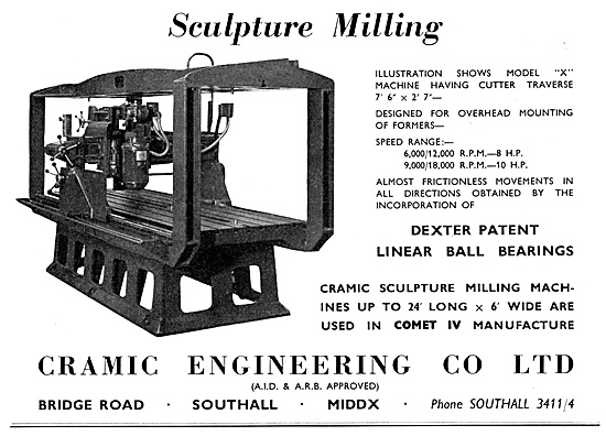 Cramic Engineering Sculpture Milling Machines                    