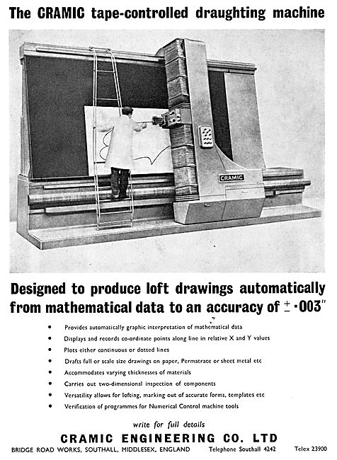 Cramic Engineering - Tape Controlled Draughting Machine          