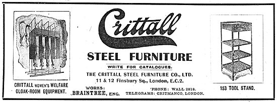  Crittall Steel Furniture For Aircraft Factories                 