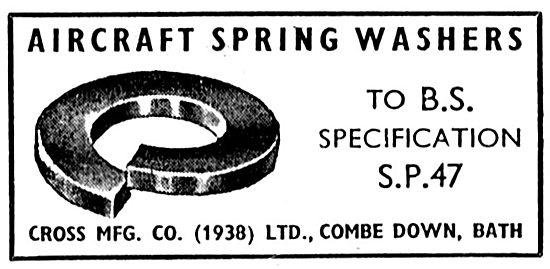 Cross MFG Spring Washers BS Pec S.P.47                           