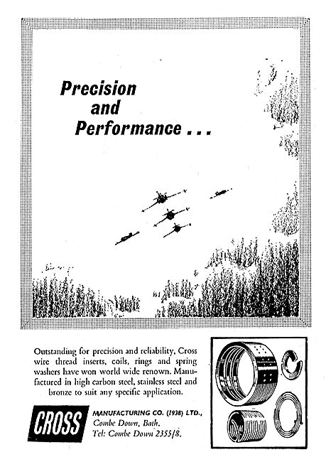 Cross Aircraft Quality Thread Inserts, Coils, Rings & Washers.   