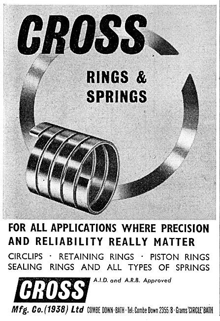 Cross Manufacturing - Circlips, Piston Rings & Springs           