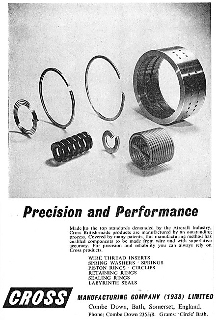 Cross Manufacturing. Springs, Washers & AGS Parts                