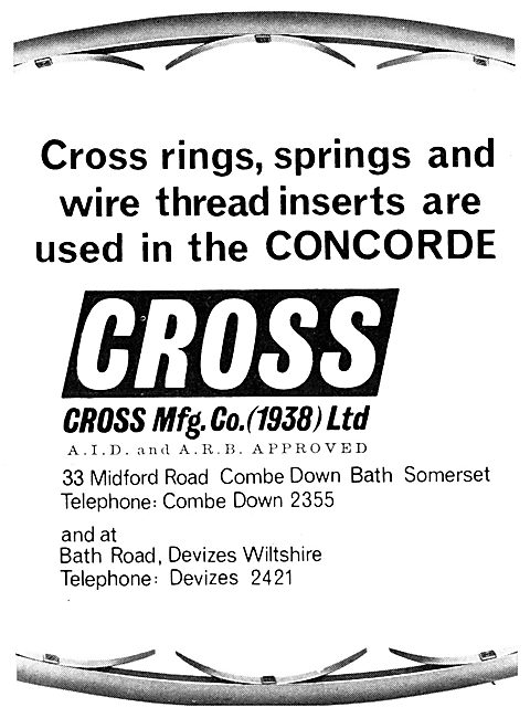 Cross MFG Springs & Wire Thread Inserts                          