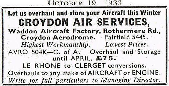 Croydon Air Services                                             