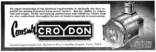 Croydon Electric Motors 1943                                     