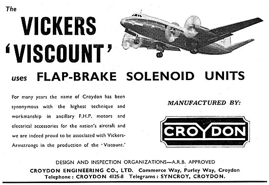 Croydon Engineering Electrical Components - Flap Brake Solenoid  