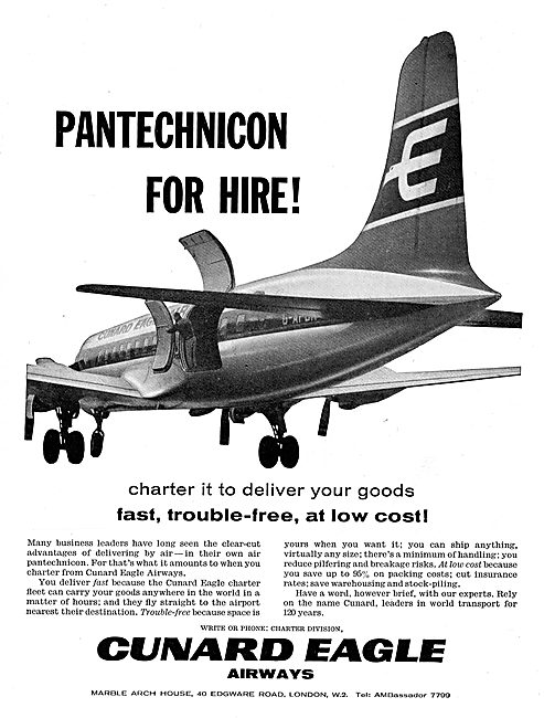 Cunard Eagle Airways - Pantechnicon For Hire!                    