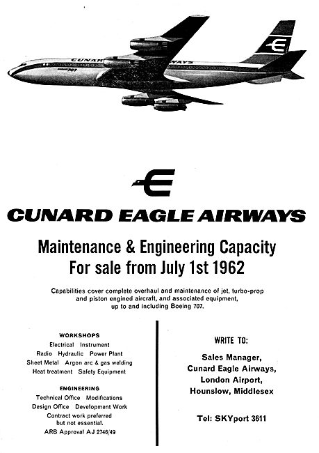 Cunard Eagle Airways                                             