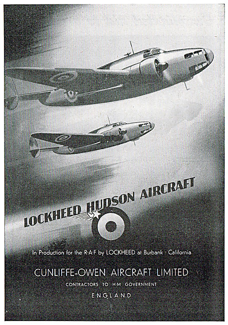 Cunliffe-Owen - Lockheed Hudson                                  