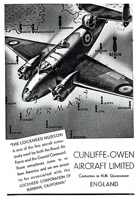 Cunliffe-Owen - Lockheed Hudson                                  