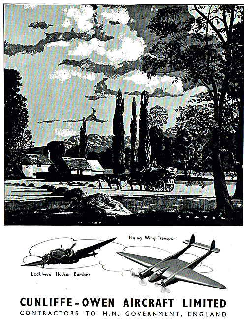 Cunliffe-Owen Flying Wing Transport Aircraft                     