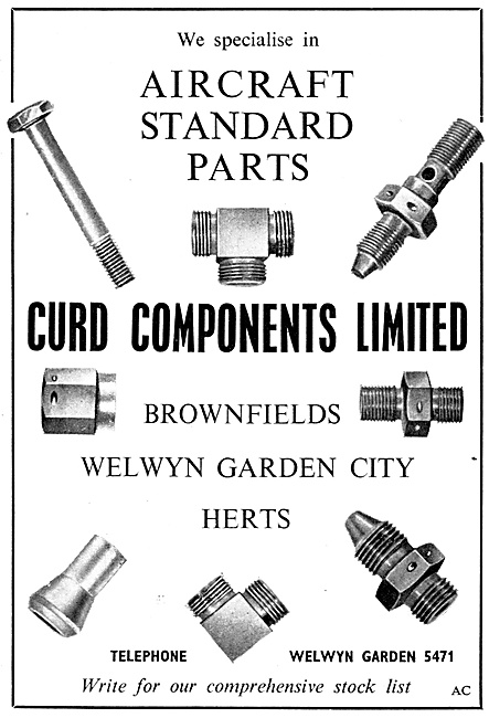Curd Components AGS Parts 1960                                   