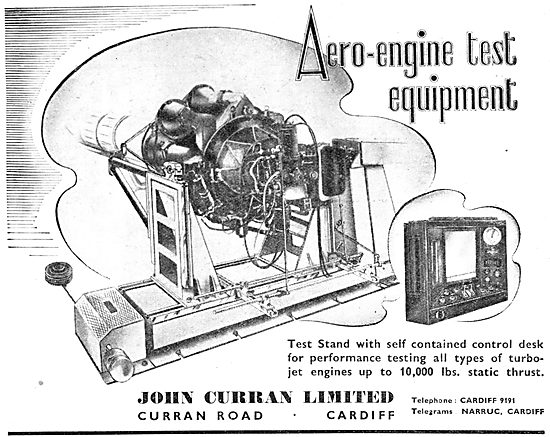 John Curran Aero-Engine Test Equipment. 1950                     