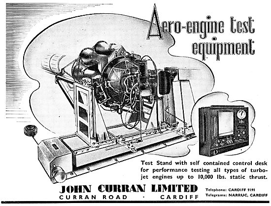 John Curran Aero Engine Test Equipment                           